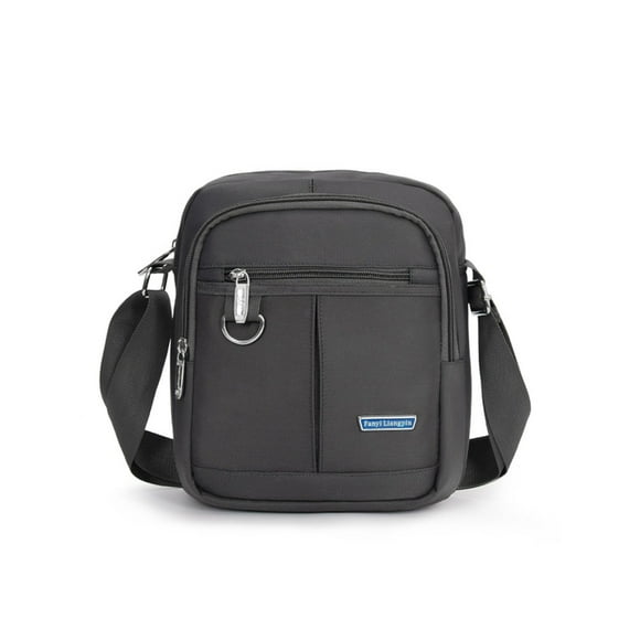 Avamo Sac Messager pour Garçons à Fermeture Éclair, Sac à Bandoulière pour Hommes, Sacs d'Épaule Durables, Sac Cartable d'Affaires Gris-G