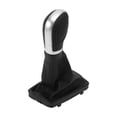 thumbnail image 1 of Pomo de cambio automático Unique Bargains con cubierta - Pomo de palanca de cambios para automóvil - para Volkswagen Tiguan 2012-2015 Plástico Cuero sintético Negro Tonalidad plateada - 1 Pc, 1 of 6
