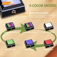 thumbnail image 4 of ZEERSHEE Multicolor LED Light Base, 6 Lighting Mode Color Change Square Display Light Base for 3D Crystal Art and Glass Ball Resin Figurine Battery/USB Power, 4 of 8