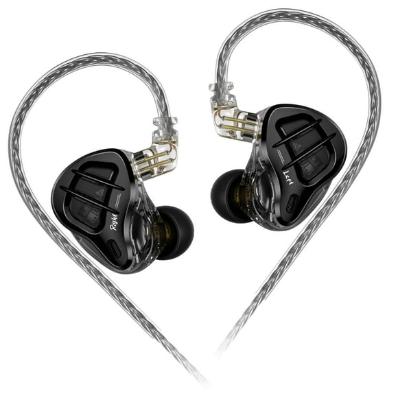 Monitor intraural KZ ZAR 7BA+1DD Hybrid 8 Drivers Auriculares HiFi