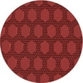 thumbnail image 1 of Ahgly Company Machine Washable Indoor Square Transitional Cranberry Red Area Rugs, 3' Square, 1 of 7
