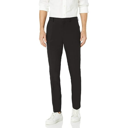 Perry Ellis Mens Portfolio Very Slim Solid Tech Pant