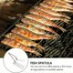 thumbnail image 5 of 304 stainless steel steak clip thickened and long fried fish clip kitchen large frying spatula clip food clip, 5 of 5