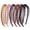 NO12(Mixed6 colors), variant on Teeth Comb Headbands for Women and Girls Zig Zag Shark Tooth Headbands for Women's Hair Plastic Non-Slip Black and Brown Thin Hair Hoops,Pack of 6