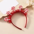 thumbnail image 5 of UJNDER Women's Candy Lollipop Headband for Amusement Park Style Hair Girl Headbands,02_Red,One Size, 5 of 5