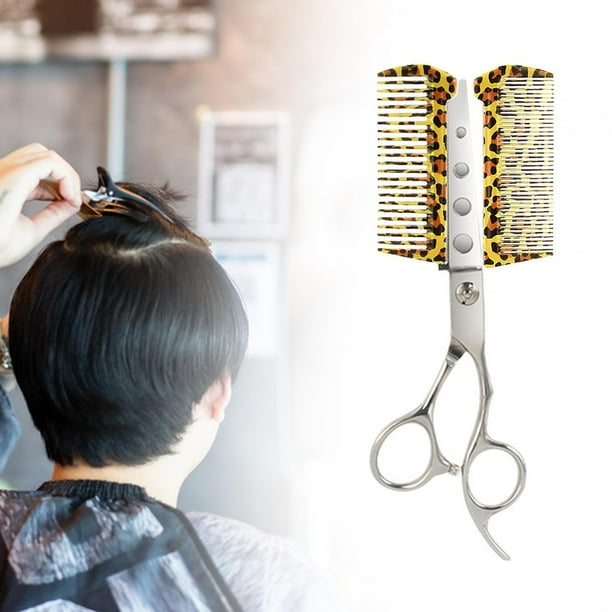 Peine tijeras de peluquería portátiles fáciles de usar herramienta de peluquería estilo D Yinane