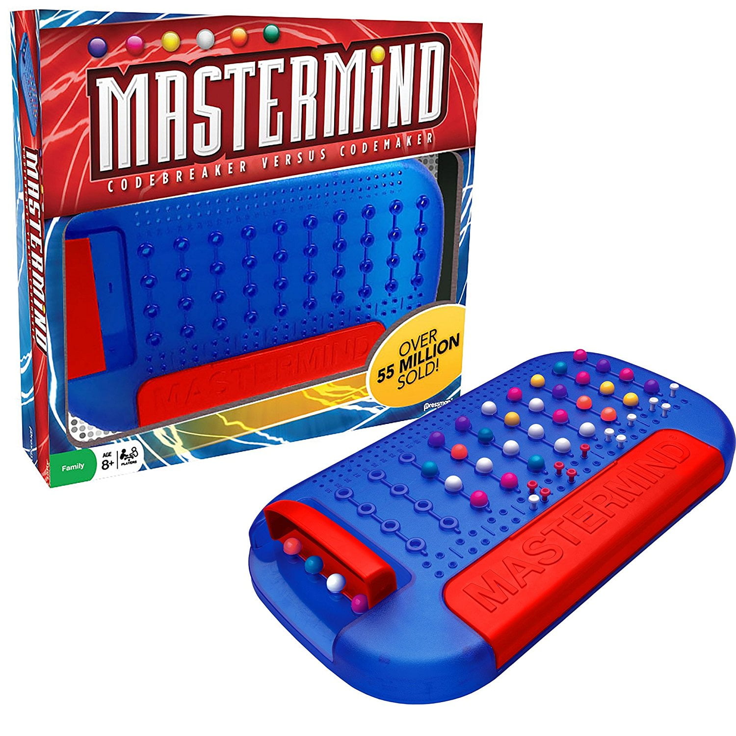 Gaming Mastermind the Classic Code Cracking Game for Ages 8 and Up,for 2  Player