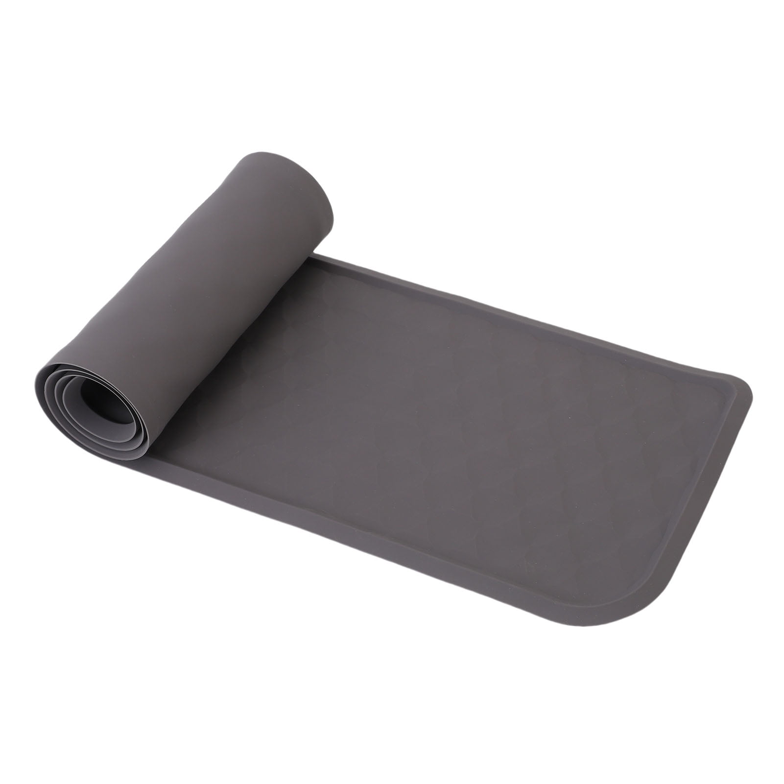 Under Refrigerator Drip Tray, Raised Edge Refrigerator Spill Mat Silicone Anti Slip Floor Protector  For Washing Cabinet