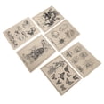 thumbnail image 3 of 6pcs Tattoo Practice Skin Rubber Tattoo Training Body Art Tool with Patterns, 3 of 11