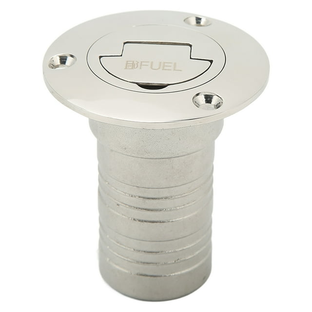 Boat Deck Filler, Corrosion Resistant Mirror Polished Letters Print Surface Easy To View Stainless Steel Compact Marine Boat Deck Filler For Caravan