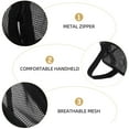 thumbnail image 3 of RUNROTOO Bolsa De Ducha Impermeable De Malla Con Cremallera Para Camping Y Gimnasio, 3 of 6