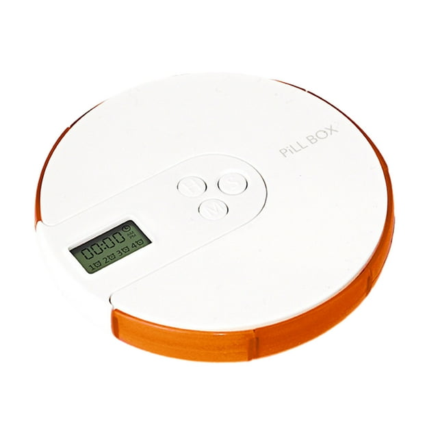 Ohufall 7 Day Electronic Pill Organizer Portable Digital Box With Alarm Reminders And Intelligent Case