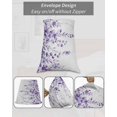 thumbnail image 7 of Purple Eucalyptus Pillow Covers King Size, Botanical Plant Rustic Branch Floral Soft Bed Throw Pillowcases Breathable Cooling Long Lumbar Body Pillow Sham Cover for Bed Sofa 20''x40'', 7 of 7