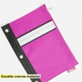 thumbnail image 4 of BAZIC Pencil Pouch 3 Ring Binder Pouch w/ Rivet Enforced Rings Holes, 24-Pack, 4 of 7