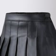 thumbnail image 5 of Staki Girls Pleated Skirt Girls Uniform Skirts Pleated Uniform Tennis Skort for Toddler Girl 2-9Y 10-16Y(Black,9-10 Years), 5 of 6