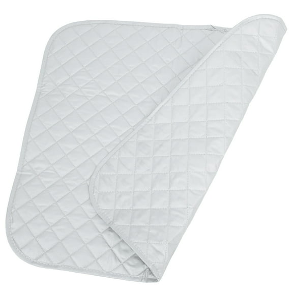 MINLIXIN Ironing Mat Laundry Pad Heat Resistant Ironing Mat Portable Foldable Cotton Ironing Mat for Table Top Non Slip Ironing Pad for Travel Laundry Room Essentials Silver 59X55cm