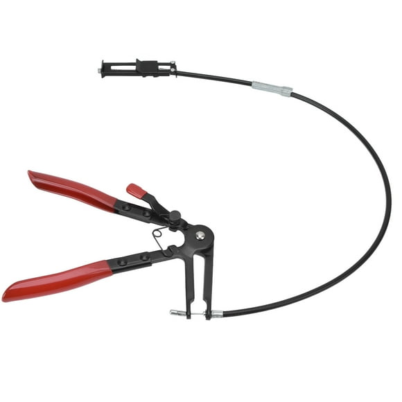 Flexible Hose Clamp Pliers, Long Reaches Hoses Pliers Ratchet for Oil
