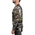 thumbnail image 5 of Men's Long Sleeve Camo Tee Hunting Performance Shirt by Mossy Oak, Sizes S-3XL, 5 of 6
