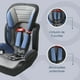 thumbnail image 3 of Autoasiento para Bebe, Portabebe Ergonomico con Booster Bebesit  Silla De Auto Butaca Suzuka Azul, 3 of 8