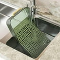 thumbnail image 3 of kurtrusly Drainage Drain Tray with Handles Non Slip for Party Table Living Room Green, 3 of 8