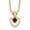 Red, variant on Fine Jewelry 10K Yellow Gold 3 mm Peridot Heart Birthstone Necklace 15" for Women