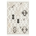 thumbnail image 7 of SAFAVIEH Casablanca Cainneach Geometric Wool Shag Area Rug, Beige, 5' x 8', 7 of 7