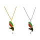 thumbnail image 3 of Collar colgante ligero y portátil Qarigey bandera de Paraguay joyería de moda oro, 3 of 6