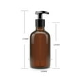 thumbnail image 5 of UDIYO Refillable Bottle Durable Pump 500ml Makeup Liquid Dispenser for Shampoo Soap Lotion, 5 of 7