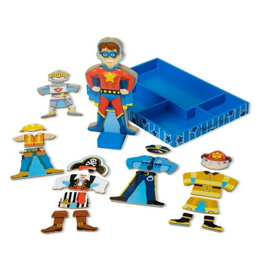 Melissa & Doug Joey Magnetic Wooden Dress-Up Pretend Play Set (25  pcs)