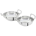 thumbnail image 1 of Sunwealth heavy duty 2.6 quarts  Sandwich bottom Stainless Steel Kadhai 22.5 cm diameter, 1 of 3