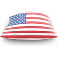 thumbnail image 4 of GZHJMY Soft Smooth Skin-Friendly Throw Pillow Cover Without Pillow Case20 x20 Shrink-Resistant Breathable Hidden Zipper Opening, Sofa Bed Office Farmhouse Room Easy to Disassemble|American Flag, 4 of 7