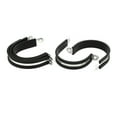 thumbnail image 2 of 50mm Dia EPDM Rubber Lined P Clips Cable Hose Pipe Clamp Holder 5pcs, 2 of 5