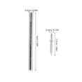 thumbnail image 2 of FOMIYES Double Headed Skirting Board Seamless Nail Iron Silver 50Pack 1.1X0.1X0.1In, 2 of 8