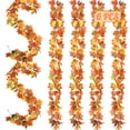 thumbnail image 1 of Set de 6 guirnaldas de otoño para decoración otoñal, 10,8 m, para hogar y fiestas, 1 of 8