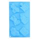 thumbnail image 5 of Herramienta para Hornear Molde de Pastel de Silicona de 6 Rejillas para Cocina de Panadería Casera Azul, 5 of 7