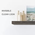 thumbnail image 4 of Floating Shelves for Wall Bathroom Shelf Bedroom Kitchen Living Room Farmhouse Small Book Shelf 16 inch Set of 4, Grey (015-GY4), 4 of 7