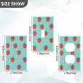 thumbnail image 7 of Yayeee Blank Wall Plate Cover 1-Gang 4.5"x2.7" Home Unused Decorative Outlet, Strawberry Pattern, 7 of 7