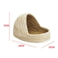 thumbnail image 5 of Small Pet Animals Straw Nest Accessories M 28x20x18cm, 5 of 5