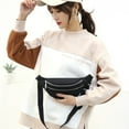 thumbnail image 3 of sweethay Riñonera para exteriores, bolsas de transporte multiusos con estilo, soportes de bolsillo para mujeres y hombres, bolsa de pecho con Bolsas de mensajero y de hombro Gris, 3 of 6