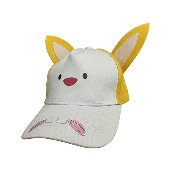 Yellow Easter Bunny Baseball Hat With Ears Costume Accessory