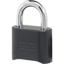 Master Lock 178D Set-Your-Own Combination Padlock, Die-Cast, Black