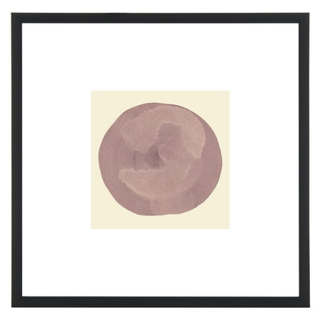 SAFAVIEH Marble Collector 16 in. x 16 in. Framed Wall Art, Antique Ivory/Lilac