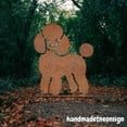 thumbnail image 2 of Handmadetneonsign Poodle Dog Rusty Metal Stake, Poodle Rusty Memorial Stake, Dog Pet Grave Marker 72432, 2 of 5