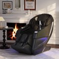 thumbnail image 3 of Homall 2025 Zero Gravity Massage Chair Full Body Shiatsu Recliner with SL-Track, Heating, Bluetooth & Touchscreen Control,Black, 3 of 10