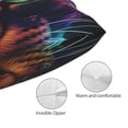 thumbnail image 3 of Yiaed Futuristic Cat Warrior Print Brushed Microfiber Envelope Pillowcases, Standard,Envelope Closure Pillow Cases(No pillow core)-14"x20", 3 of 6
