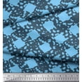 thumbnail image 2 of Soimoi Polyester Crepe Fabric Check & Animal Skin Print Fabric by Yard 42 Inch Wide, 2 of 3