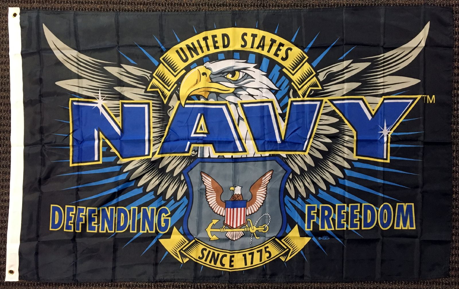 3x5 Mission First United States US Navy Defending Freedom Flag Military