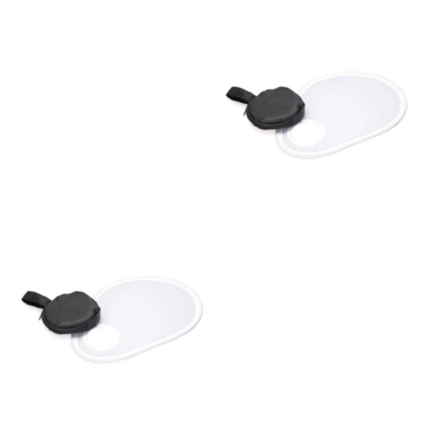 sweethay La fotografía del reflector blanco lleva la solución de iluminación portátil con el difusor fácil de la velocidad del flash Lite blanco 2Conjunto