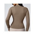 thumbnail image 7 of Michellecmm Women's Workout Jacket Solid Color Quick Dry Lightweight Zip Up Yoga Jacket Athletic Slim Fit Tops, 7 of 7