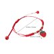 thumbnail image 5 of Pulsera de amistad de fresa linda pulsera de cuerda tejida para niñas brazalete trenzada hecha a mano ideal para ropa diaria joyas de frutas únicas, 5 of 5